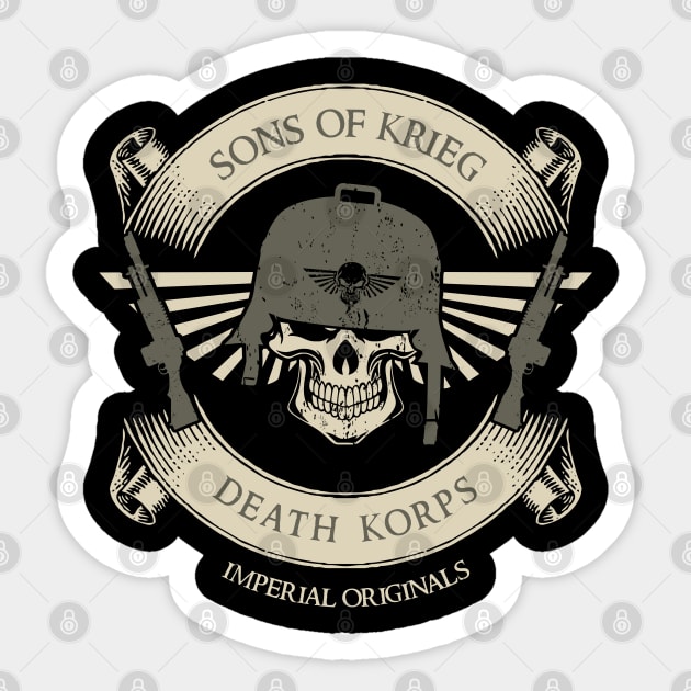 SONS OF KRIEG Sticker by Absoluttees